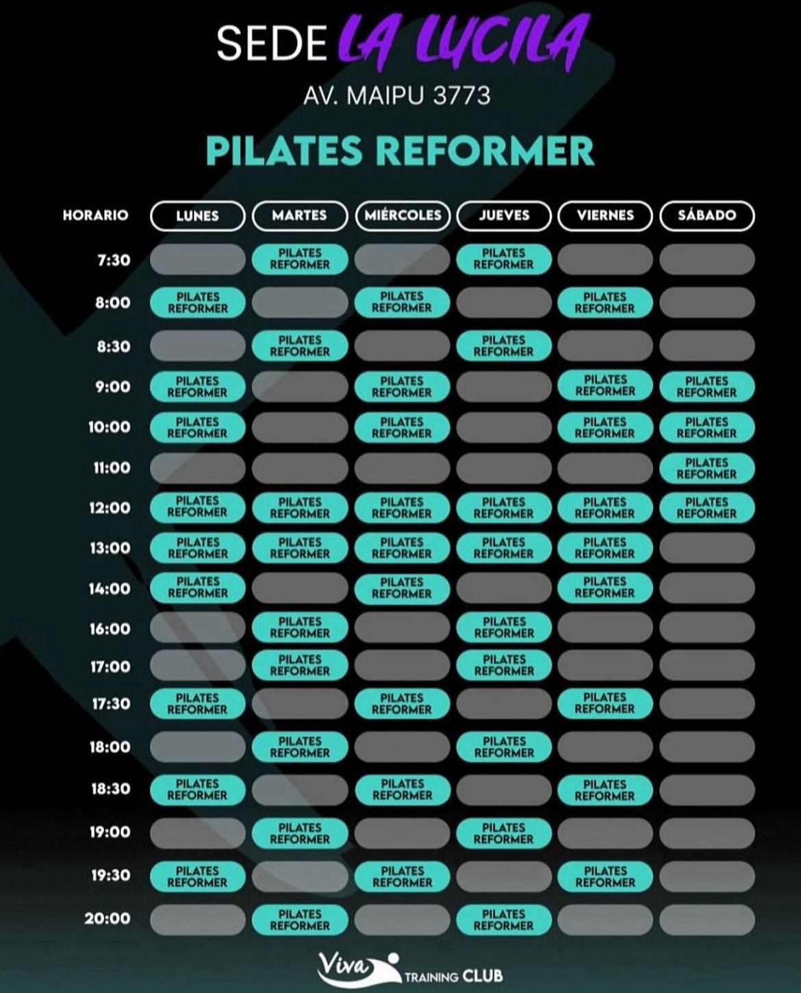 Grilla Pilates La Lucila