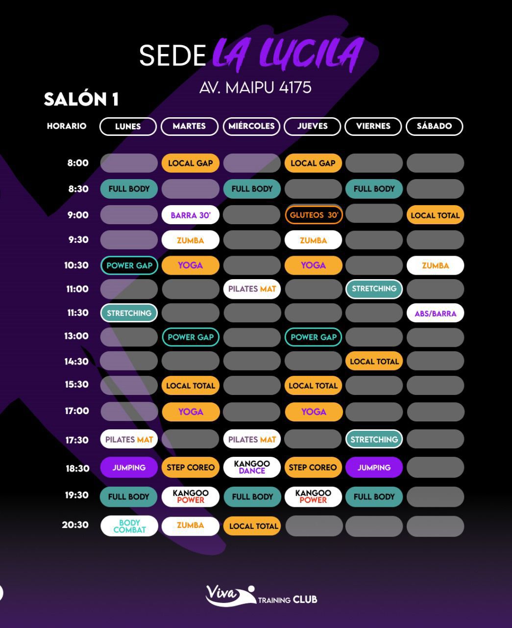 Grilla Salon 1 La Lucila