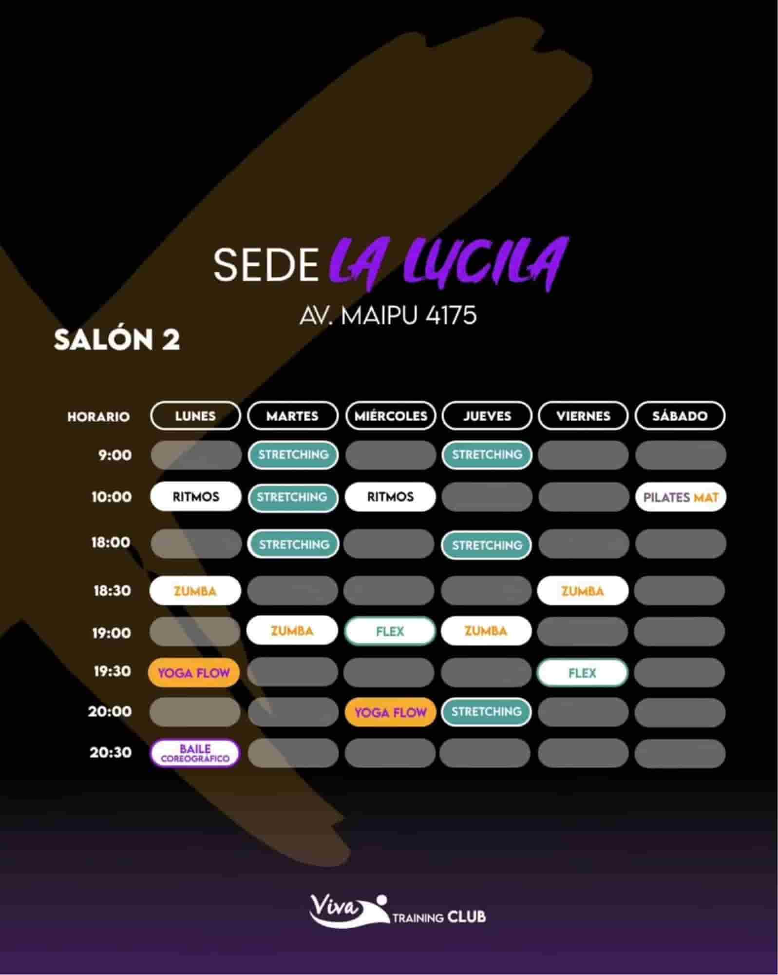 Grilla La Lucila Salón 2